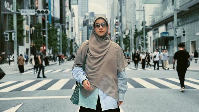 5 Potret Keseruan Natasha Rizky di Jepang, Fotonya&nbsp;Aesthetic