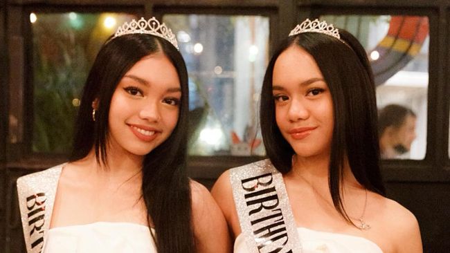 7 Potret Ultah Naura dan Neona, Putri Nola Be3 yang Cuma Beda 5 Hari, Sama-sama Gemini&nbsp;Girls